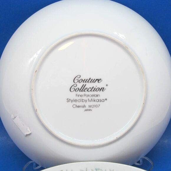 Mikasa Couture Collection Cherish 7 3/4" Coupe Soup Bowls Set of 4 - Picture 4 of 16